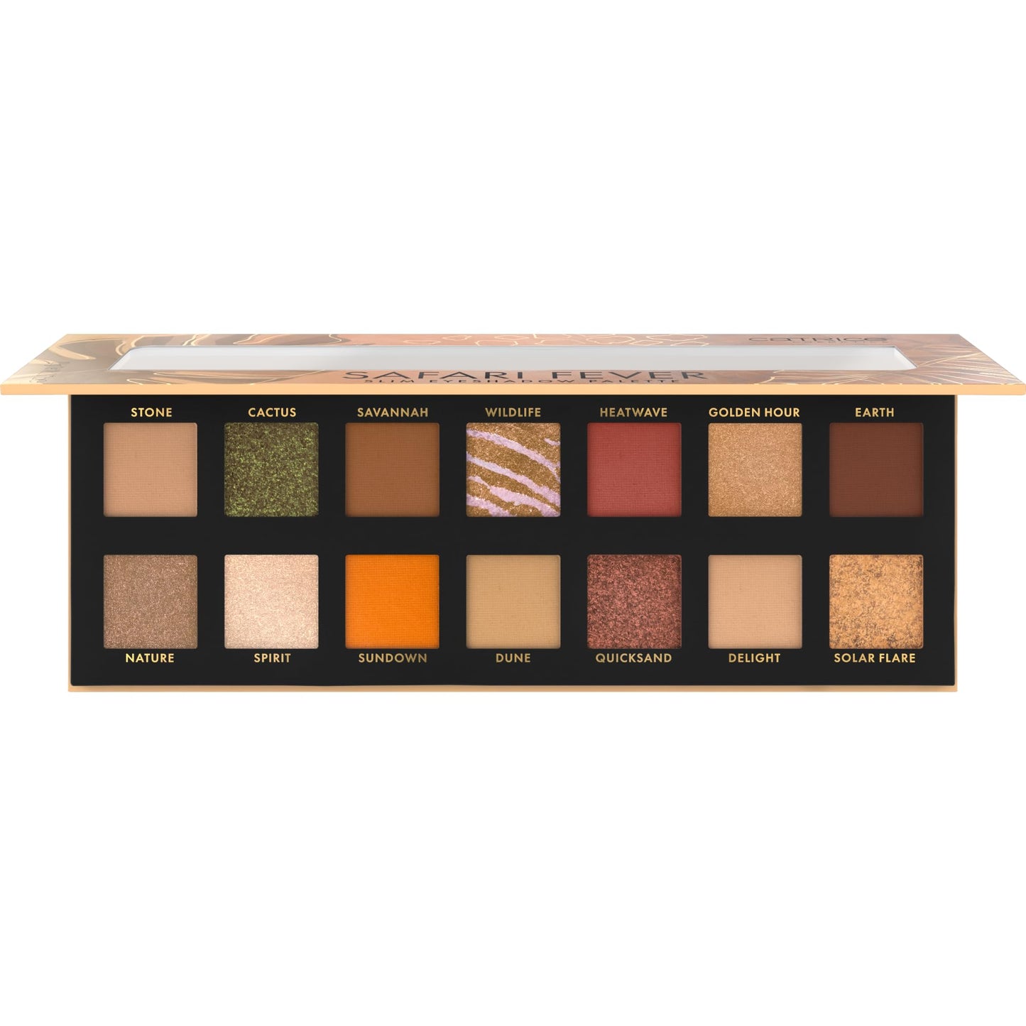 Catrice | Blooming Bliss Slim Eyeshadow Palette | 14 Highly-Pigmented Matte, Shimmer, & Metallic Shades | Vegan & Cruelty Free