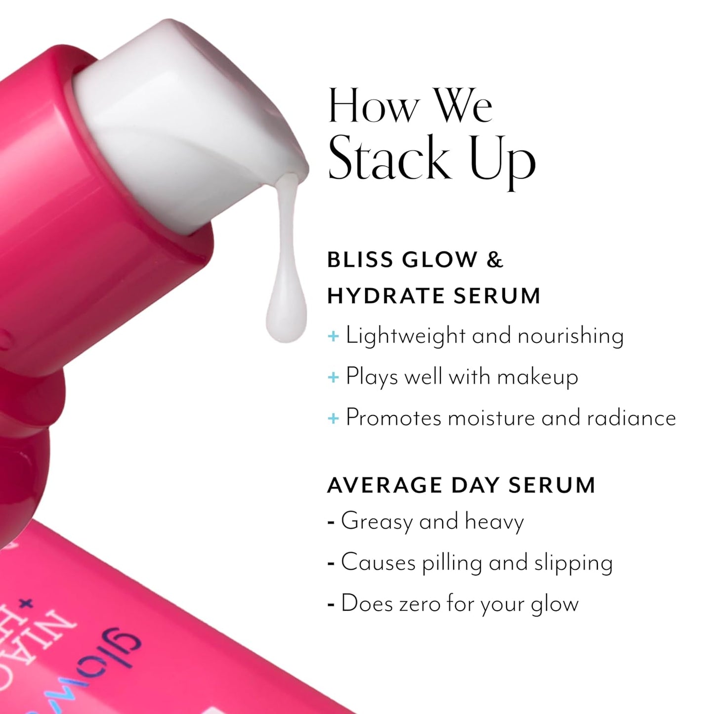 Bliss Glow & Hydrate Serum and BlissPro Liquid Exfoliant - Daily Exfoliating & Hydrating Duo - Improves Dullness, Smooths Skin Texture - Vegan & Cruelty-Free